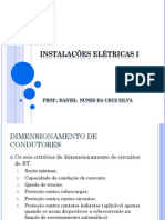 Dimencionamento de Cabos Eletricos