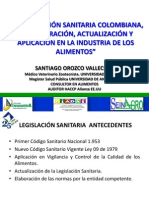 Legislacion Sanitaria Colombiana