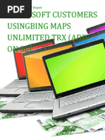 Microsoft Customers Using Bing Maps Unlimited TRX (Add-On SL) - Sales Intelligence™ Report