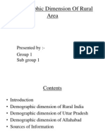 Demographic Dimension of Rural Area