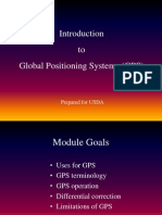 To Global Positioning Systems (GPS) : Prepared For USDA