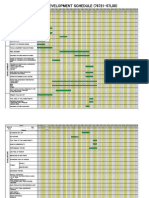 Tentative Development Schedule (76721-57L00) : Original