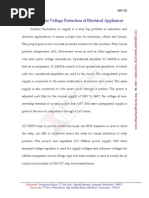 Over or Under Voltage Protection of Electrical Appliances