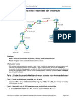 11.3.2.2 Packet Tracer - Test Connectivity With Traceroute Instructions