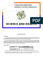 BASI C EDUCATI On CURRI CULUM (Philippine Elementary Learning Competencies)