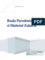 Boala Parodontala Si Diabetul Zaharat