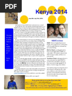 Kenya Letter 2014