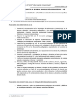 Funciones Con Respecto Al Aula de Innovación Pedagógica