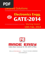 Detailed Solutions: Electronics Engg