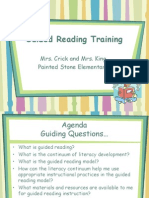 Guided Reading Training - Teachers