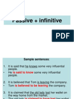 Passive Infinitive