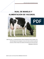 Manejo y Alimentación de Vacunos