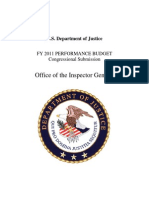 Fy11 Oig Justification