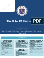 K To 12 Curriculum