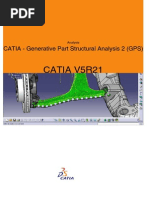 CATIA - Generative Part Structural Analysis 2 (GPS)