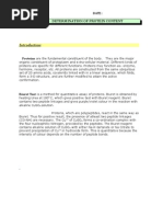 Determination of Protein Content