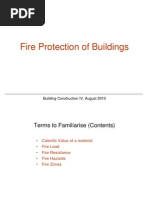 Fire Protection of Buildings: Building Construction IV, August 2010