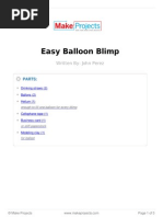 Easy Balloon Blimp: Written By: John Perez