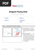 Origami Flying Disk