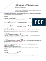 Formulario Elettrotecnica e Elettronica