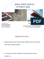 Computer Aided Analysis of Hollow Core Slabs