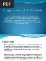 COMPROBACION HIPOTESIS Sept2013