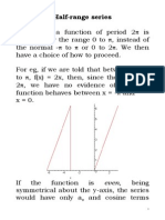 7.half Range Series