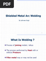 Shielded Metal Arc Welding: by Lakhveer Singh