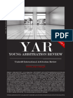 YAR - Young Arbitration Review - Edition 10