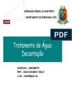 1tratamento de Agua - Decantacao N