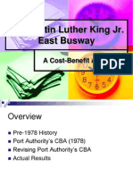 The Martin Luther King Jr. East Busway: A Cost-Benefit Analysis