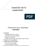 Planeación de La Capacidad PDF