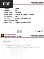 ERP Unit 15 Future Directions in ERP PPT Final