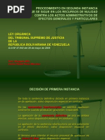 Procedimiento en Segunda Instancia Que Se Sigue en Los Recursos de Nulidad Contra Los Actos Administrativos de Efectos Generales y Particulares