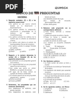 Banco de Preguntas de Quimica (Corregido) - 5to Año