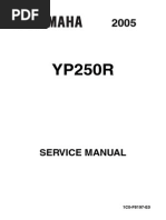 Yamaha X-MAX 250 Service Manual en