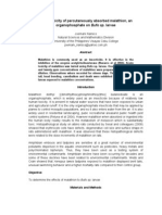 Acute Toxicity of Percutaneously Absorbed Malathion