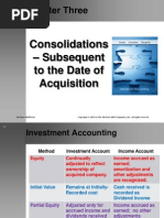 Chapter Three: Consolidations - Subsequent To The Date of Acquisition