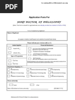 NUS - IITM ApplnForm For Existing Student