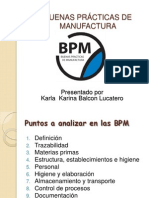 Buena Spracticas de Manufactura