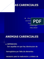 Anemias Carenciales