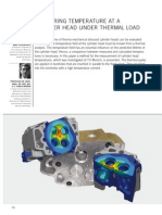 Measuring Temperature at A Cylinder Head Under Thermal Load