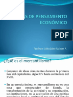 Escuelas de Pensamiento Economico