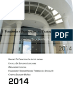 Funciones y Desempeno Del Trabajo Del Oficial III CIVIL PENAL Y LABORAL