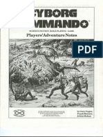 Cyborg Commando Rpg-Players' Adventure Notes