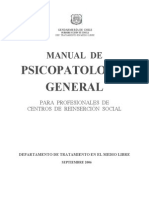 Manual de Psicopatología General