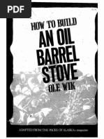 How To Build An Oil Barrel Stove