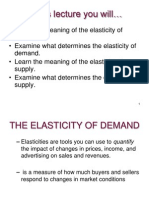 Elasticity of Demand