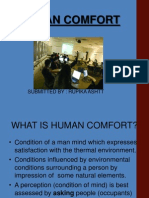 Human Comfort: Submitted By: Rupika Ashtt