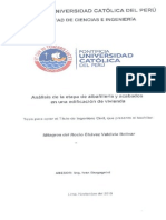 Chavez Valdivia Bolivar Milagros Del Rocio Albañileria Vivienda